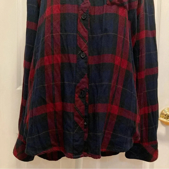 Rails Red And Blue Plaid Button Down Flannel Shirt Small - Picture 3 of 8